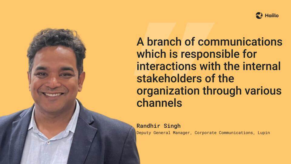 Randhir Singh Internal communication