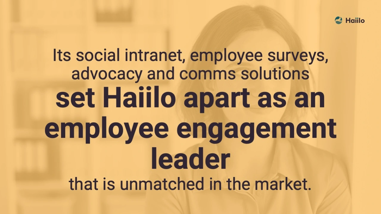 Haiilo leader in employee engagement