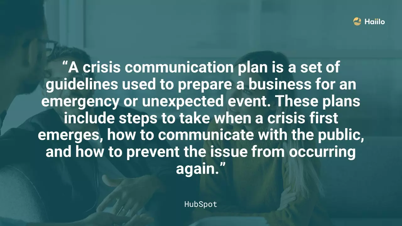 a quote from HubSpot