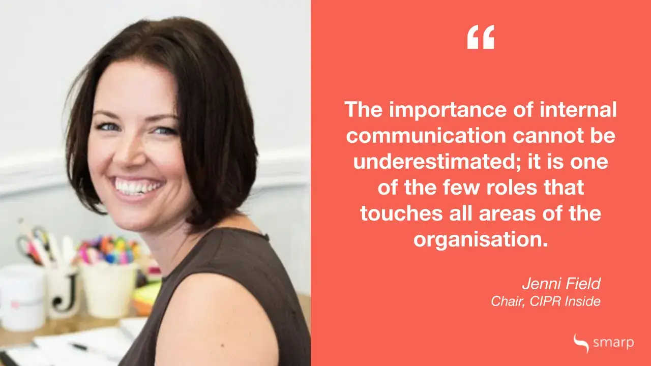 a quote from Jenni FIeld, CIPR