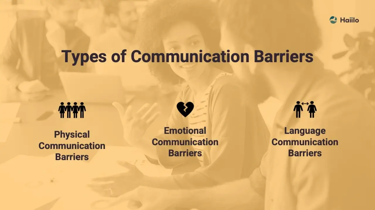 types of communication barriers