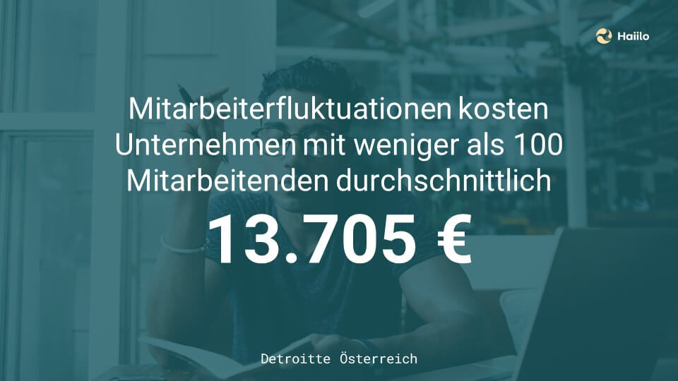 Mitarbeiterfluktuationen kosten Unternehmen mit weniger als 100 Mitarbeitenden durchschnittlich 13.705 €