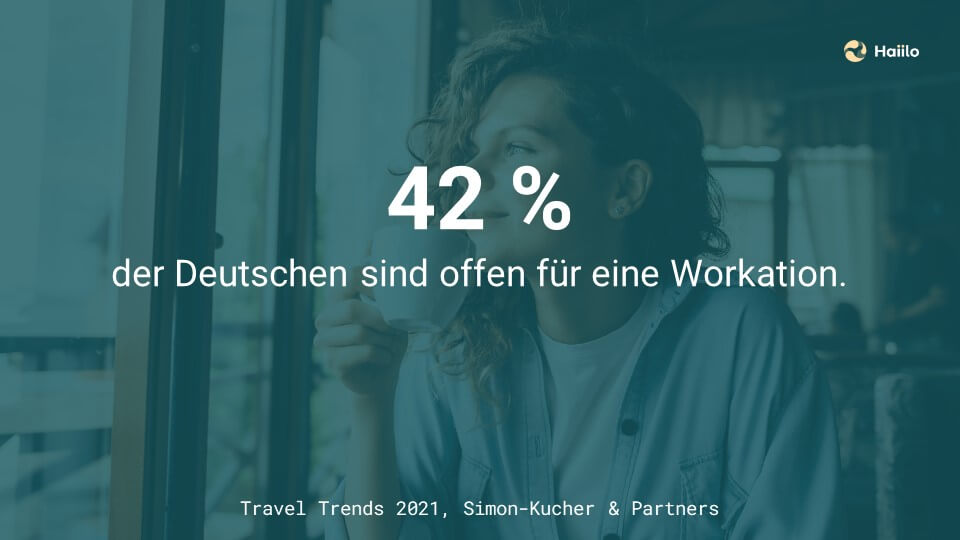 42 % der Deutschen sind offen für eine Workation
