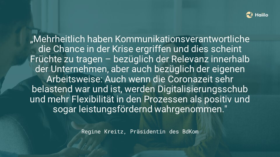 Krisenkommunikation: Zitat Regine Kreitz