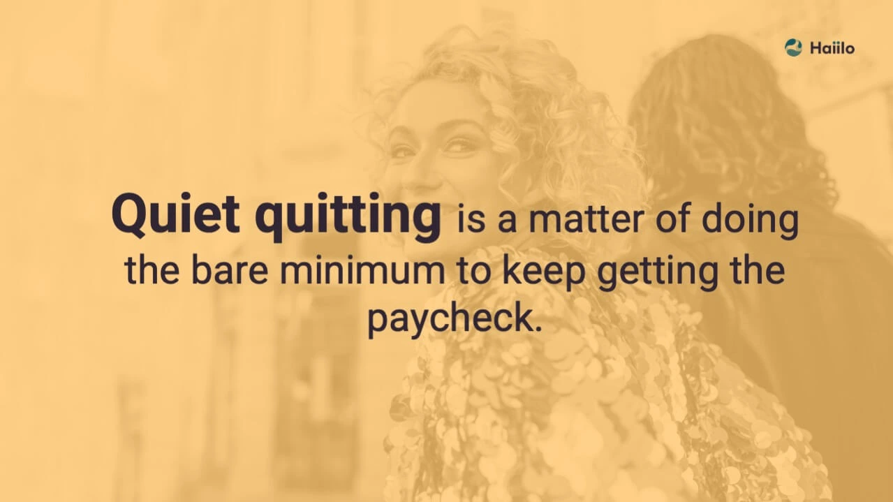 definition of quiet quitting