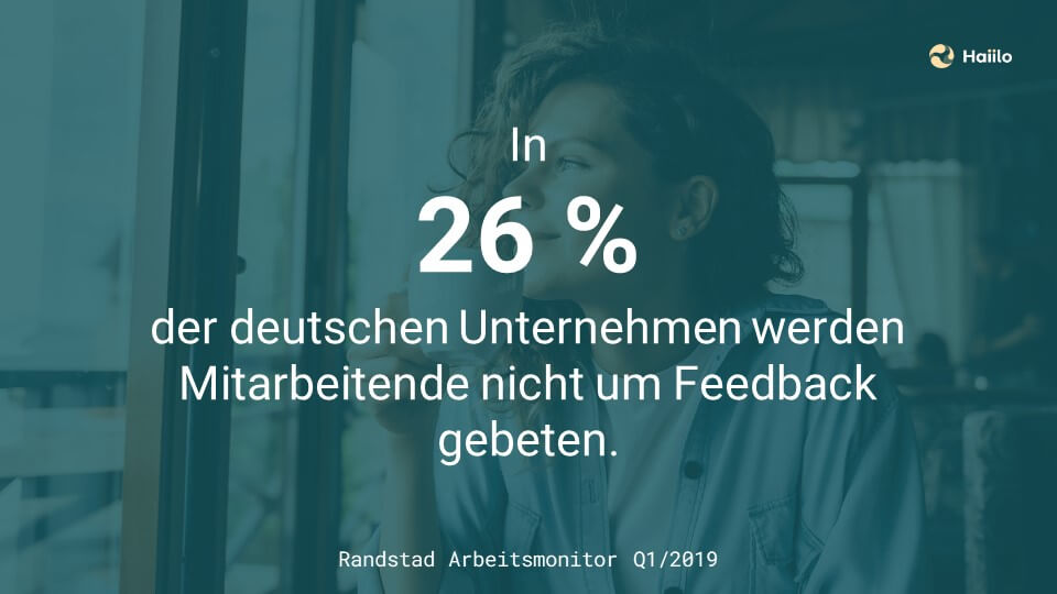 Studie: In 26 % der deutschen Unternehmen werden Mitarbeitende nicht um Feedback gebeten