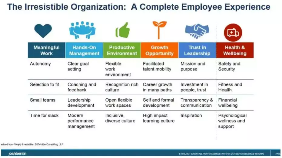 The irresistible organization: A complete employee experience