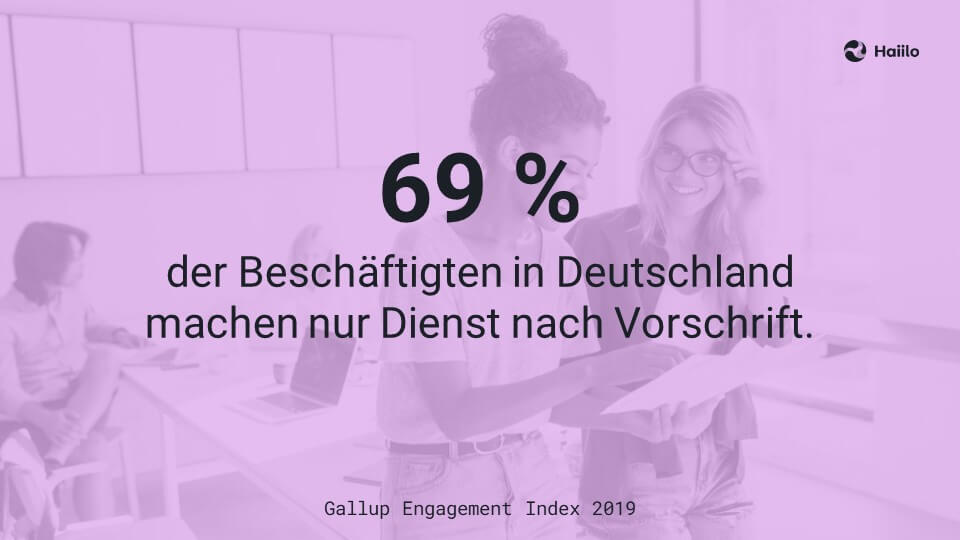 Studie: 69 % der Beschäftigten in Deutschland machen nur Dienst nach Vorschrift