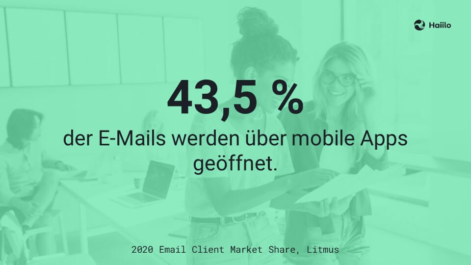 Studie: 43,5 % der E-Mails werden über mobile Apps geöffnet