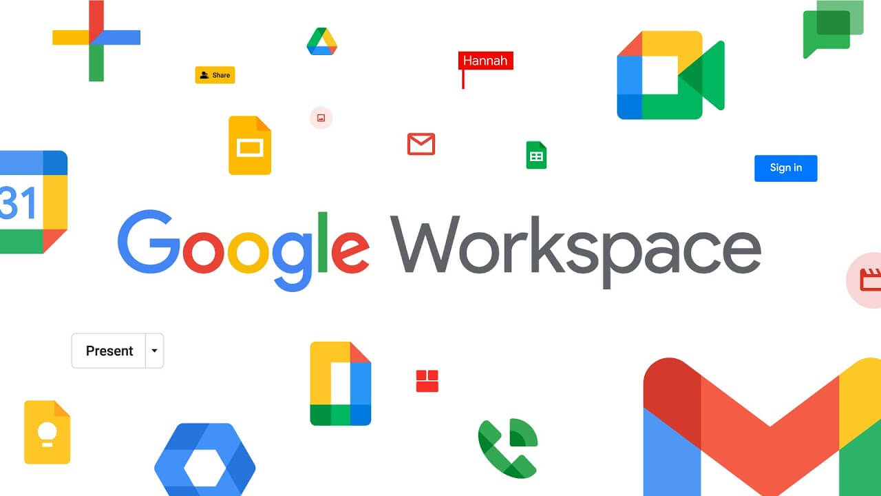 Google workspace tools logos