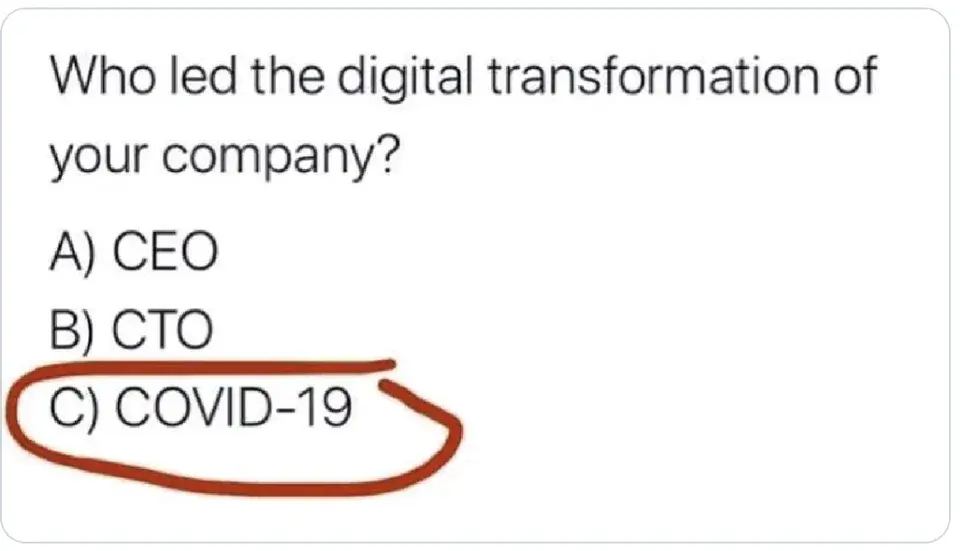covid-19 led the digital transformation