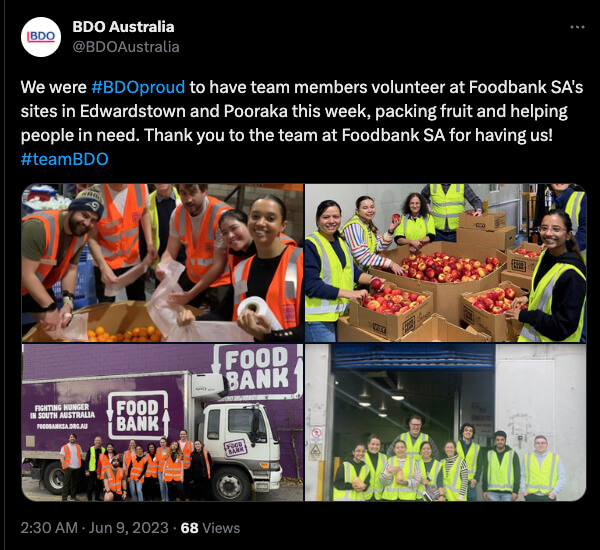 bdo australia employee advocacy example