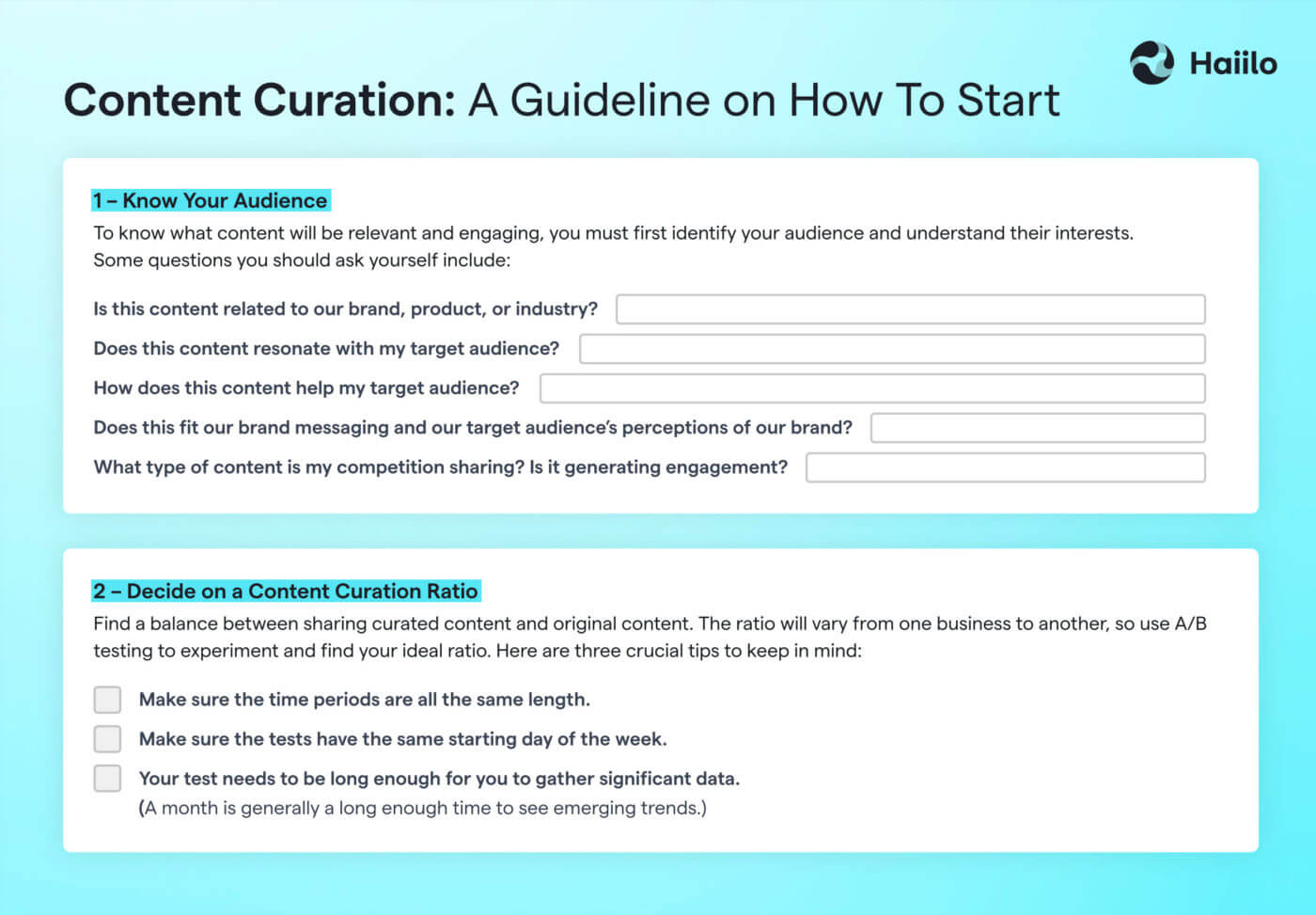 content curation: a guideline on hot to start