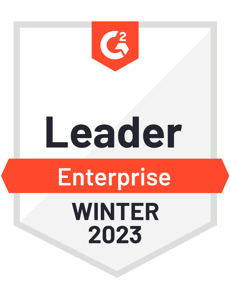 award badge - leader enterprise winter 2023