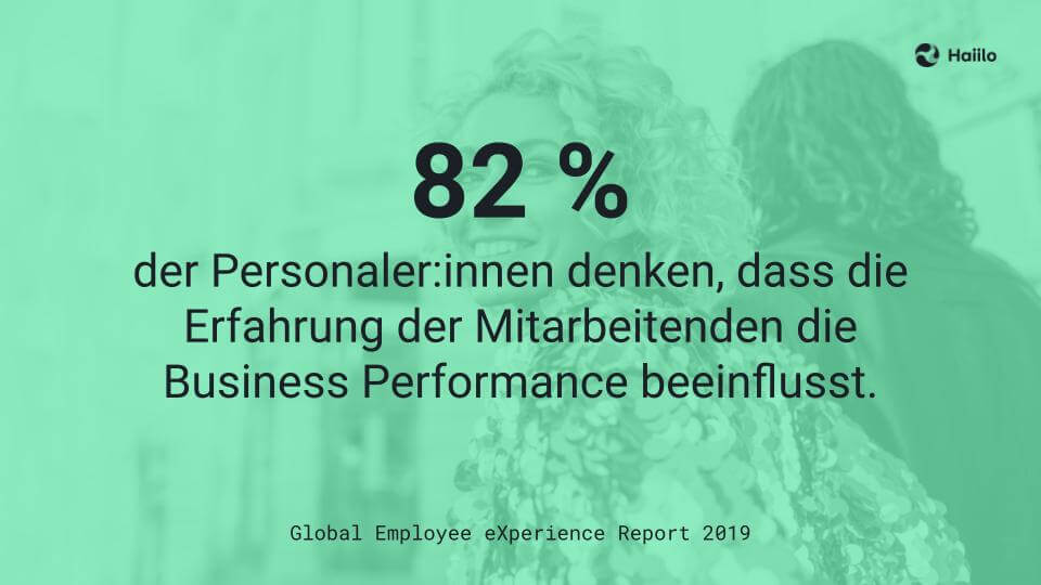 Studie Mitarbeiterdialog: 82 % der Personaler:innen denken, dass die Employee Experience die Performance des Unternehmens beeinflusst