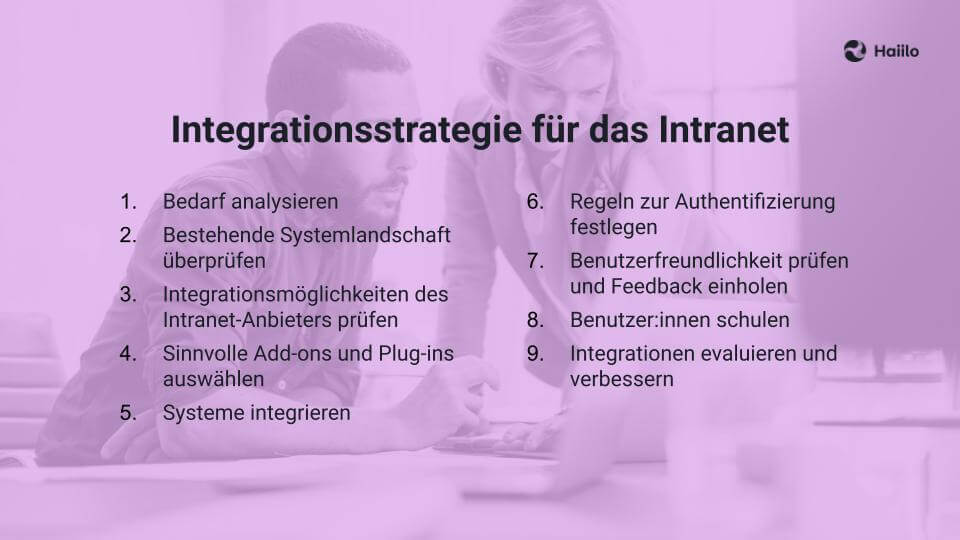 Integrationsstrategie für das Intranet in 9 Schritten