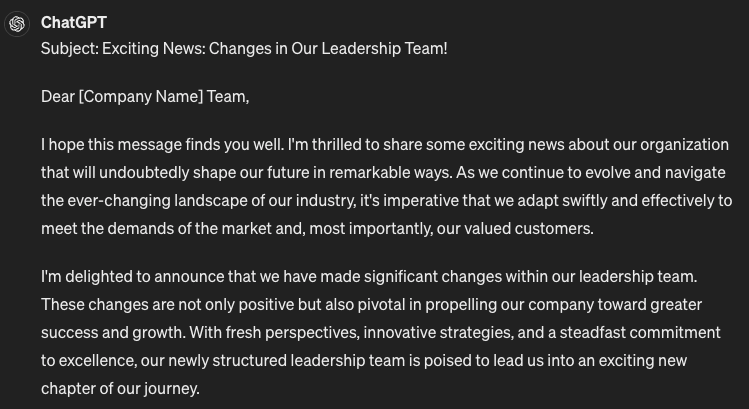 ai-prompt-leadership-change-announcement