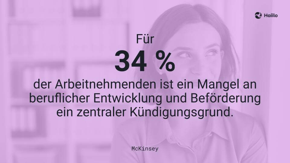 Studie: Für 34 % der Arbeitnehmenden ist ein Mangel an beruflicher Entwicklung und Beförderung ein zentraler Kündigungsgrund