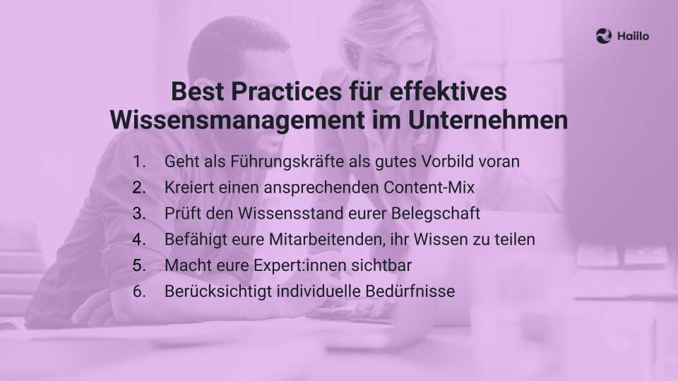 Best Practices für effektives Wissensmanagement im Unternehmen