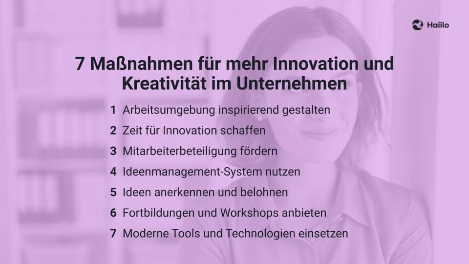 7 Maßnahmen für mehr Innovation und Kreativität im Unternehmen